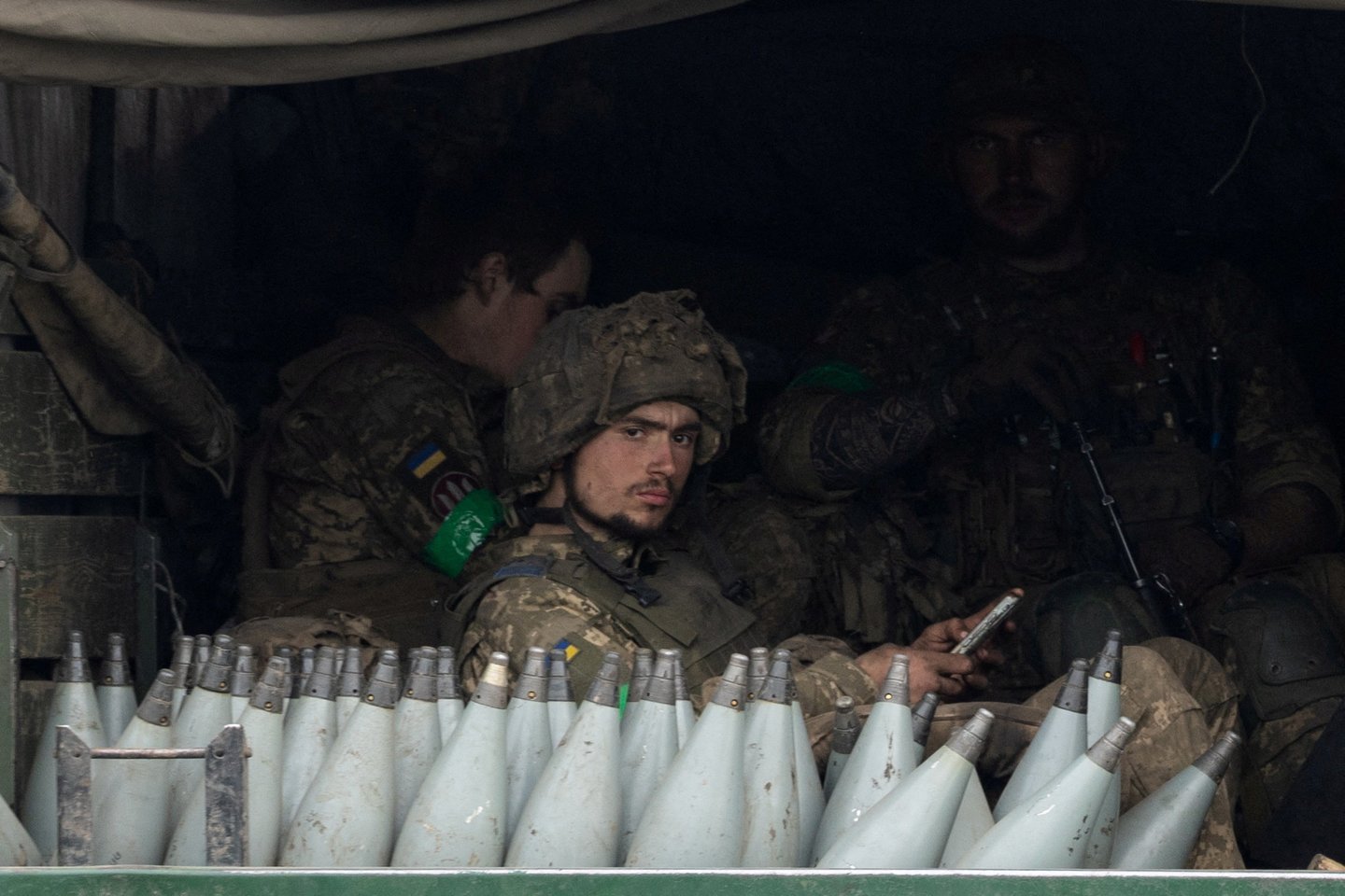 Karas Ukrainoje, ukrainiečių kariai.<br>Reuters/Scanpix nuotr.