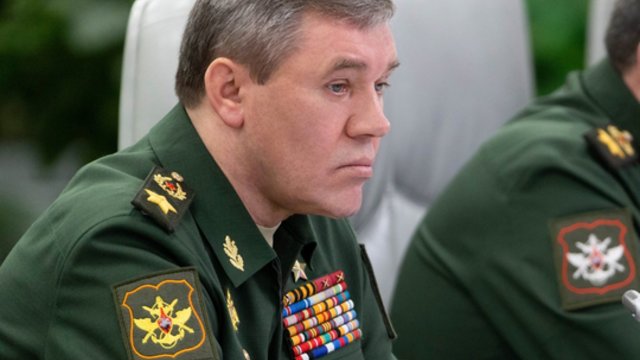 Per Ukrainos pajėgų ataką sužalotas Rusijos kariuomenės generalinio štabo viršininkas