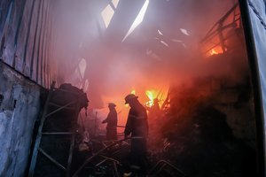 Filipinų sostinėje per didžiulį gaisrą žuvo aštuoni žmonės