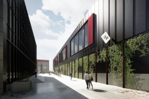 Šeškinėje šalia poliklinikos kils prekybos centras su ant stogo apželdinta terasa