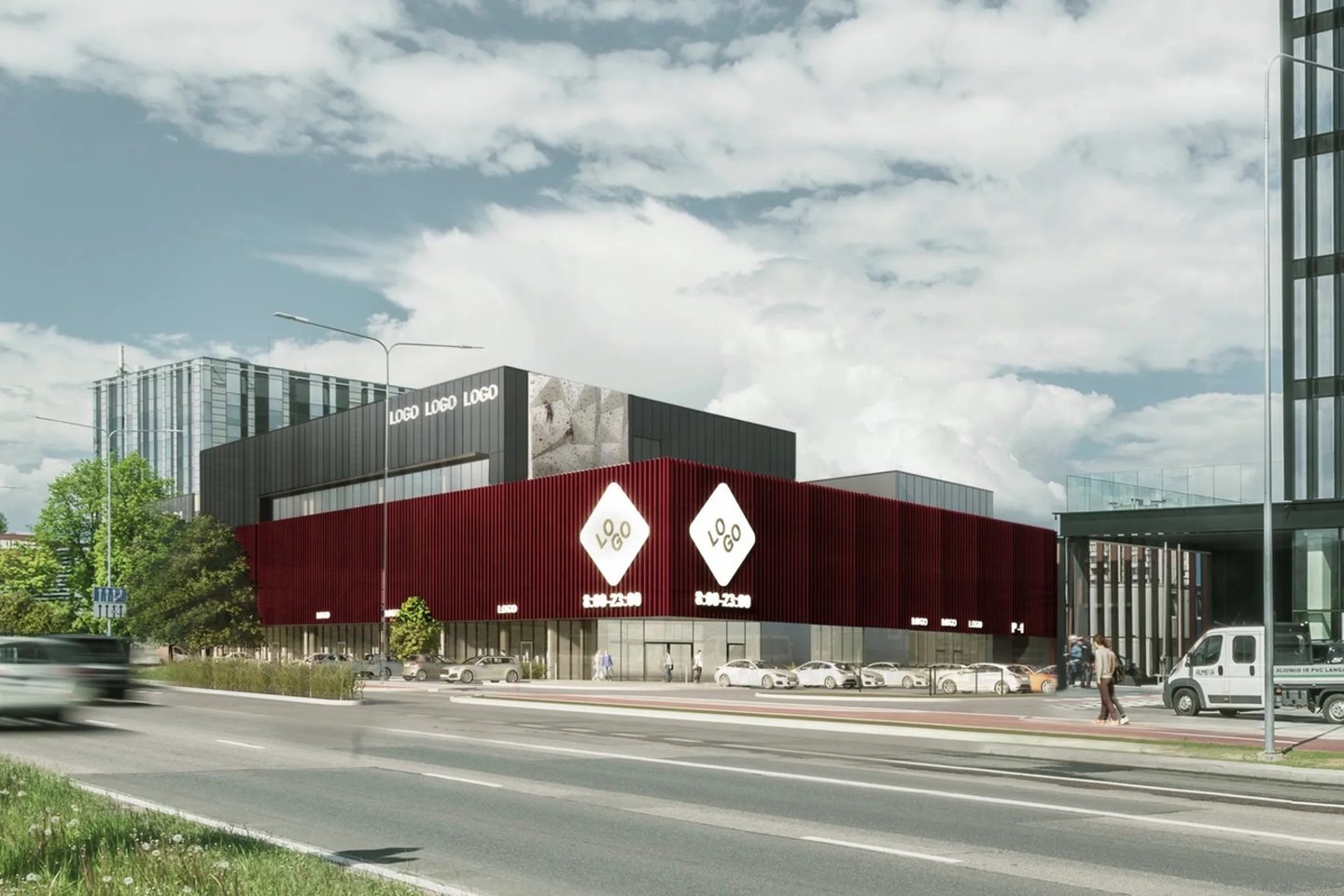 Vilniaus miesto savivaldybė pritarė naujo prekybos centro statyboms Ukmergės gatvėje.<br>Vizual.