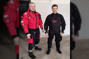 Ugniagesiai papasakojo apie dramatišką žvejo gelbėjimo operaciją