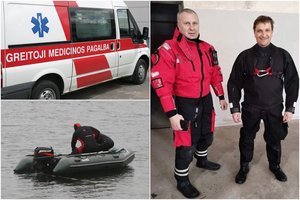 Nemune prie Kaišiadorių – lenktynės su mirtimi: paaiškėjo daugiau dramatiškos žvejo gelbėjimo operacijos detalių