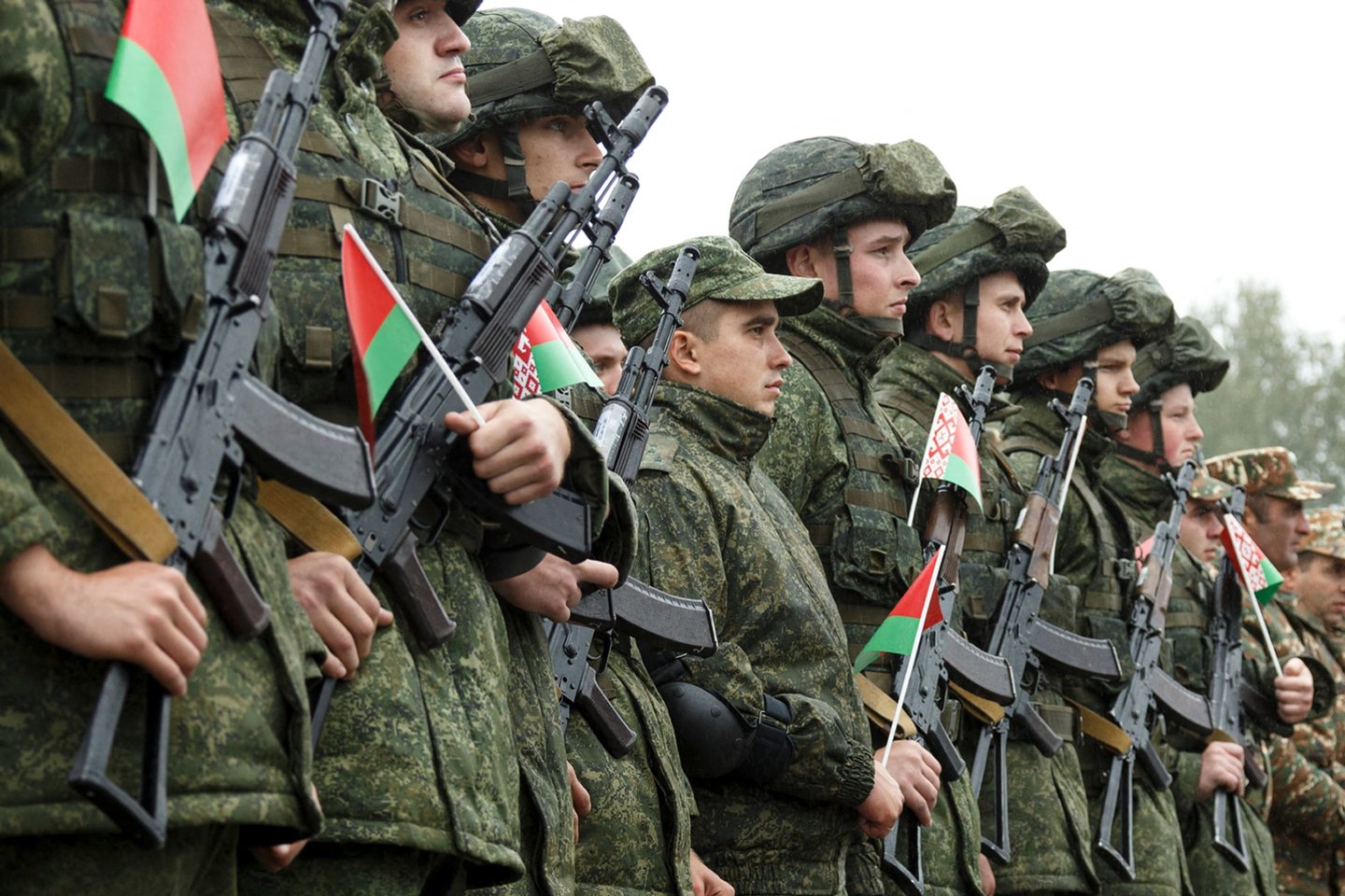 Baltarusijos armija.<br>AFP/Scanpix nuotr.