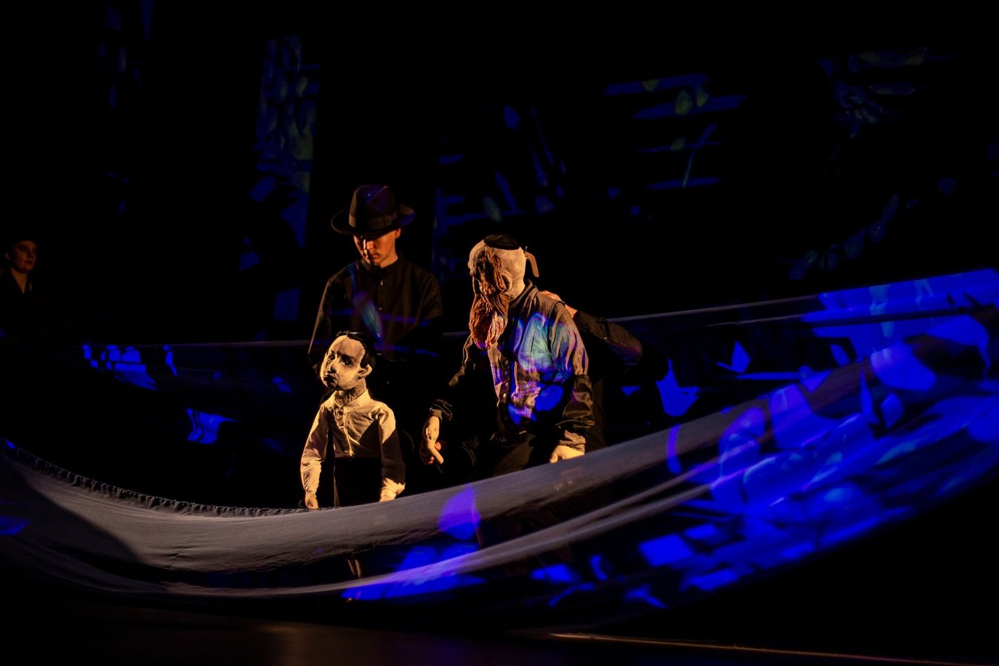 Scena iš spektaklio „Jokūbo dienoraštis“ <br>Kauno valstybinio lėlių teatro nuotr.