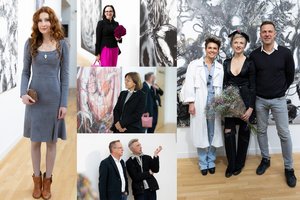 Garsūs meno mylėtojai rinkosi į išskirtinę parodą bibliotekoje