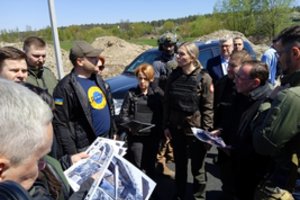 Kijeve besilankanti A. Bilotaitė: „Ukrainos kariai kariauja ir mūsų karą“