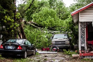 Teksase ir Oklahomoje siautė keli tornadai: vietomis vėjo greitis pasiekė 265 km/val.