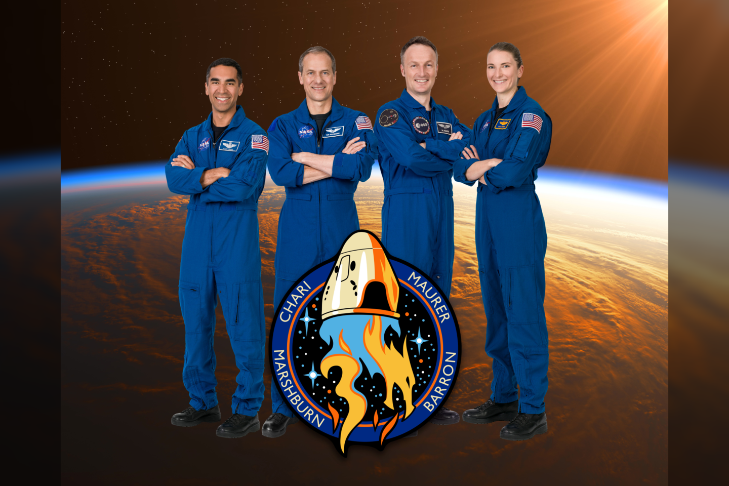  NASA misijos „Crew 3“ įgula penktadienį sugrįžo į Žemę po pusės metų darbo Tarptautinėje kosminėje stotyje“ (TKS).<br> Wikimeda Commons.