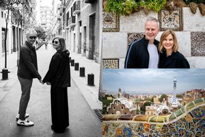 Plastikos chirurgas Darius Radzevičius su žmona Jurgita tyrinėjo Barseloną