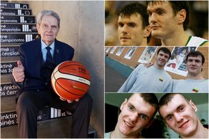 V. Garastas įvardijo iš krepšinio besitraukiančių brolių Lavrinovičių sėkmės paslaptį ir prisiminė, kaip juos bandė atskirti