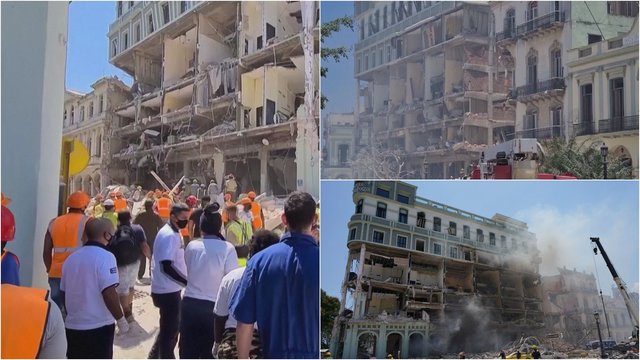 Legendiniame Havanos viešbutyje nugriaudėjo galingas sprogimas: tragedijos mastas sparčiai didėja