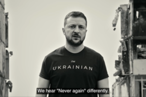 V. Zelenskis: šūkį „Daugiau niekada“ Ukraina šiemet supranta kitaip