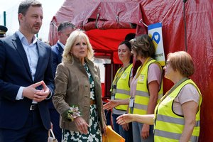 Jill Biden: ukrainietes mamas palaiko „amerikiečių širdys“