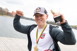 Tituluotų baidarininkų kovoje Lietuvos taurę Trakuose laimėjo Ignas Navakauskas