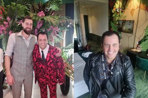 Jono Valančiūno jubiliejuje Birštone svečius linksmino ir estrados princas Rytis Cicinas