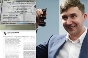 Ukrainą išdavęs ir V. Putiną dievinantis pasaulio šachmatų čempionas gyrėsi dėl kvietimo į paradą Maskvoje