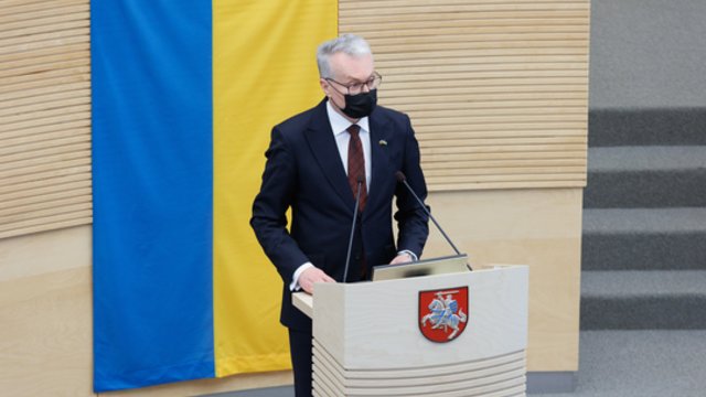 G. Nausėda sureagavo į E. Macrono pareiškimus: bandoma pridengti Europos valios trūkumą dėl Ukrainos