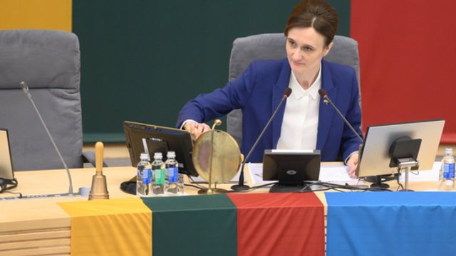 Seimui rusų karo veiksmus pripažinus genocidu, V. Čmilytė-Nielsen Lietuvą vadina Ukrainos advokate