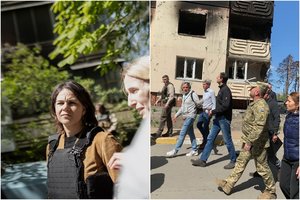 Vokietijos ir Nyderlandų diplomatijos vadovai lankosi Ukrainoje