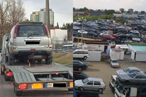 Dėl seno visureigio vos nekilo muštynės tarp ukrainiečių: tokio automobilio pardavimo vilnietis dar nebuvo matęs