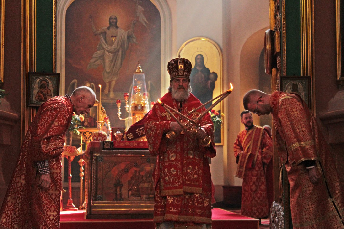  Ortodoksų metropolitas už priesaikos sulaužymą suspendavo penkis atskilusius kunigus.<br> Lietuvos ortodoksų bažnyčios nuotr.