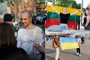 Į pirmąjį „Eurovizijos“ pusfinalį rinkosi išsipuošę svečiai