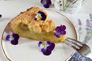 Trupininis rabarbarų ir obuolių pyragas: nesigailėsite išbandę šį receptą