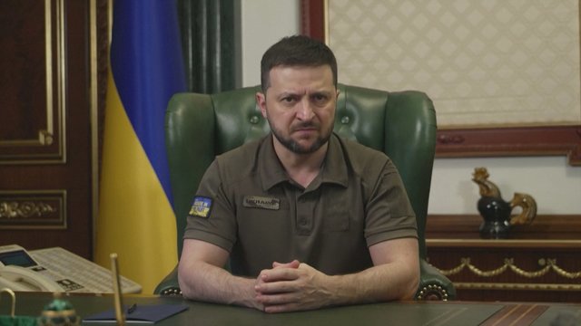 V. Zelenskis: ukrainiečiai pamažu stumia Rusijos karius nuo Charkivo