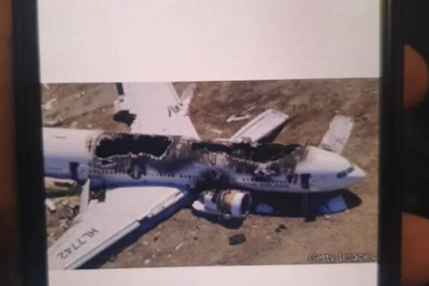 Nuotraukos, kurios sukėlė paniką lėktuve.<br>„Twitter“ nuotr.