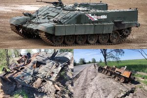 Ukrainos karinės pajėgos sunaikino dar vieną itin retą Rusijos kovinę mašiną