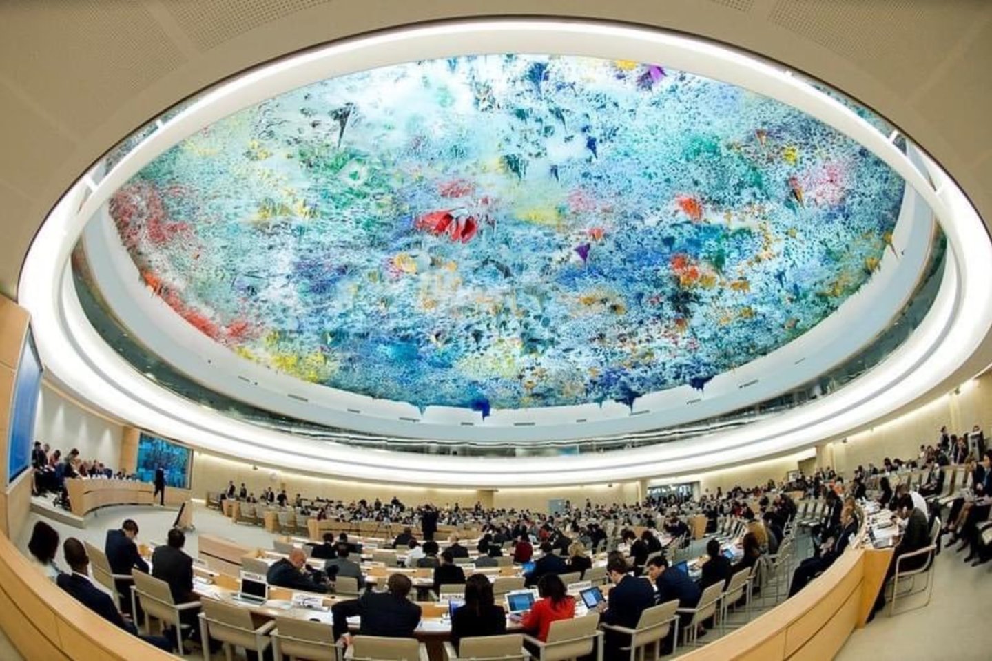 Jungtinių Tautų Žmogaus teisių taryba.<br>„Twitter“ nuotr.