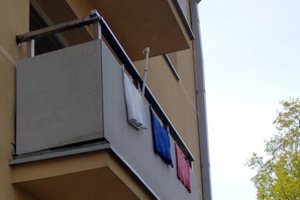 Policiją nustebino skambutis dėl skalbinių: palangiškius papiktino Rusijos vėliavos spalvos