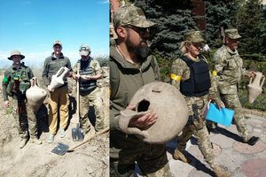 Kasdami apkasus Ukrainos kariai aptiko 2500 metų senumo archeologinius radinius