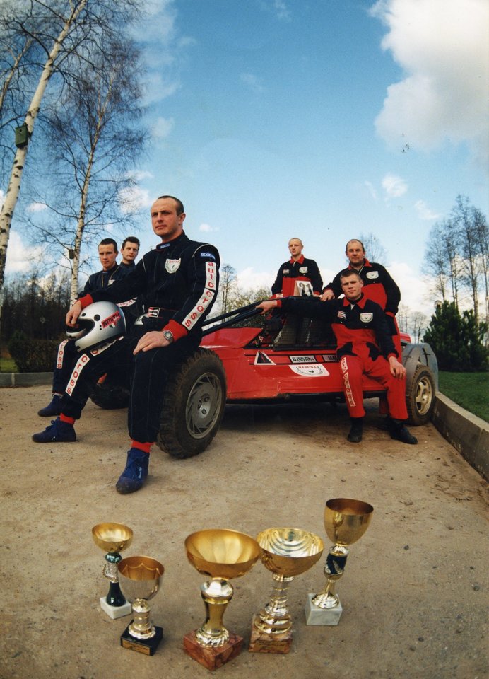 Daugelį sportinių automobilių R.Malinauskas konstravo pats.<br>Asmeninio archyvo nuotr.