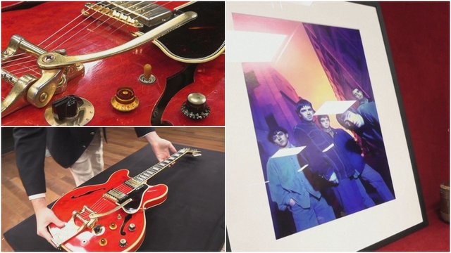 Paryžiaus aukcione parduodama žymaus atlikėjo gitara: kaina sieks 500 tūkst. eurų