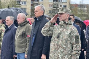 G. Nausėda partizanų pagerbimo šventėje: mūsų kariuomenė daro didelius žingsnius į priekį