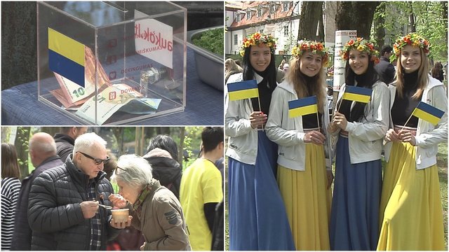 Ukrainiečiai lietuviams surengė padėkos šventę: pasidalino jautriais pasakojimais apie gimtinę