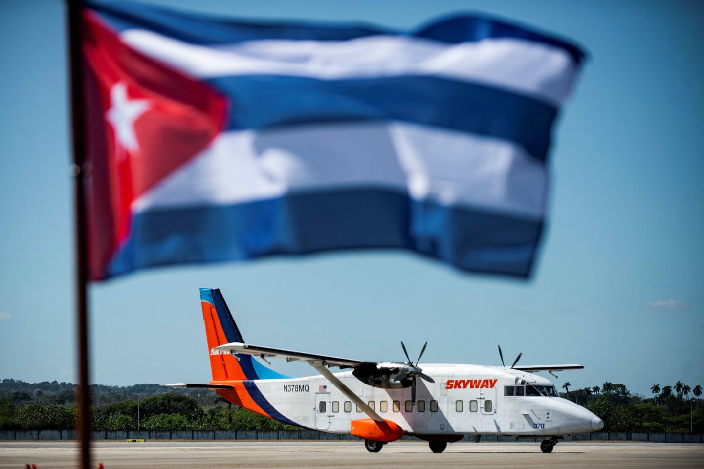 JAV vyriausybė paskelbė, kad atšaukia virtinę Kubai taikomų ribojimų.<br>AFP/Scanpix nuotr.