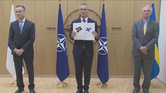 Suomija ir Švedija pateikė paraiškas stoti į NATO