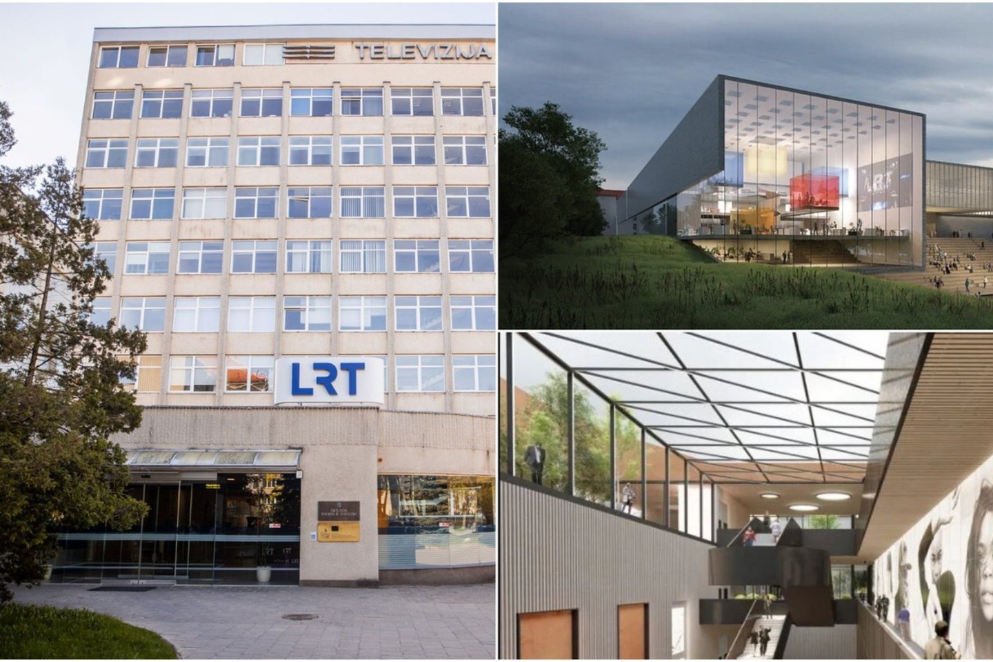 Geriausiu Lietuvos radijo ir televizijos (LRT) naujos būstinės architektūrinio konkurso projektu buvo pripažintas įmonės „Aketuri architektai“ projektas „Juosta“.<br>lrytas.lt montažas
