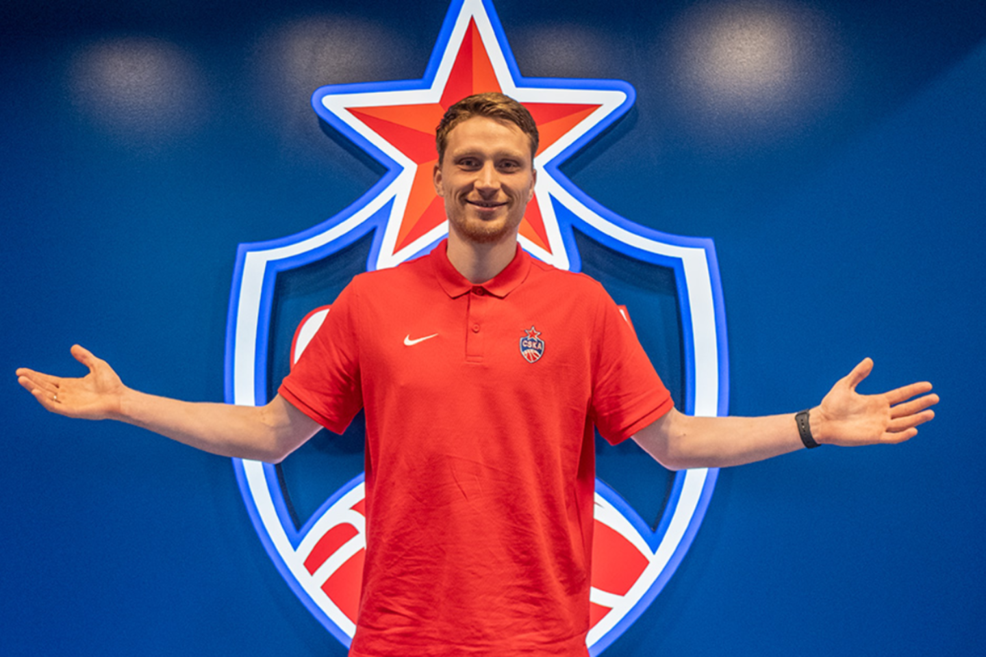 M.Grigonis pradėjo teismus su CSKA ekipa.<br>CSKA klubo nuotr.