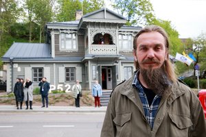 Graudžios būklės Užupio medinuką iš naujo prikėlęs restauratorius: „Mus vadino bepročių komanda“