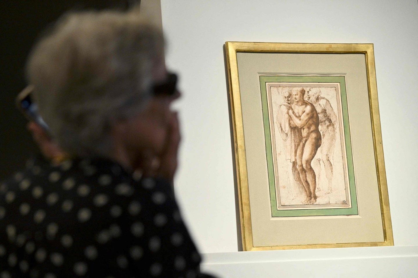 Neseniai aptiktas Michelangelo eskizas – pirmasis, kuriame dailininkas pavaizdavo nuogą žmogų.<br>AFP/Scanpix nuotr.