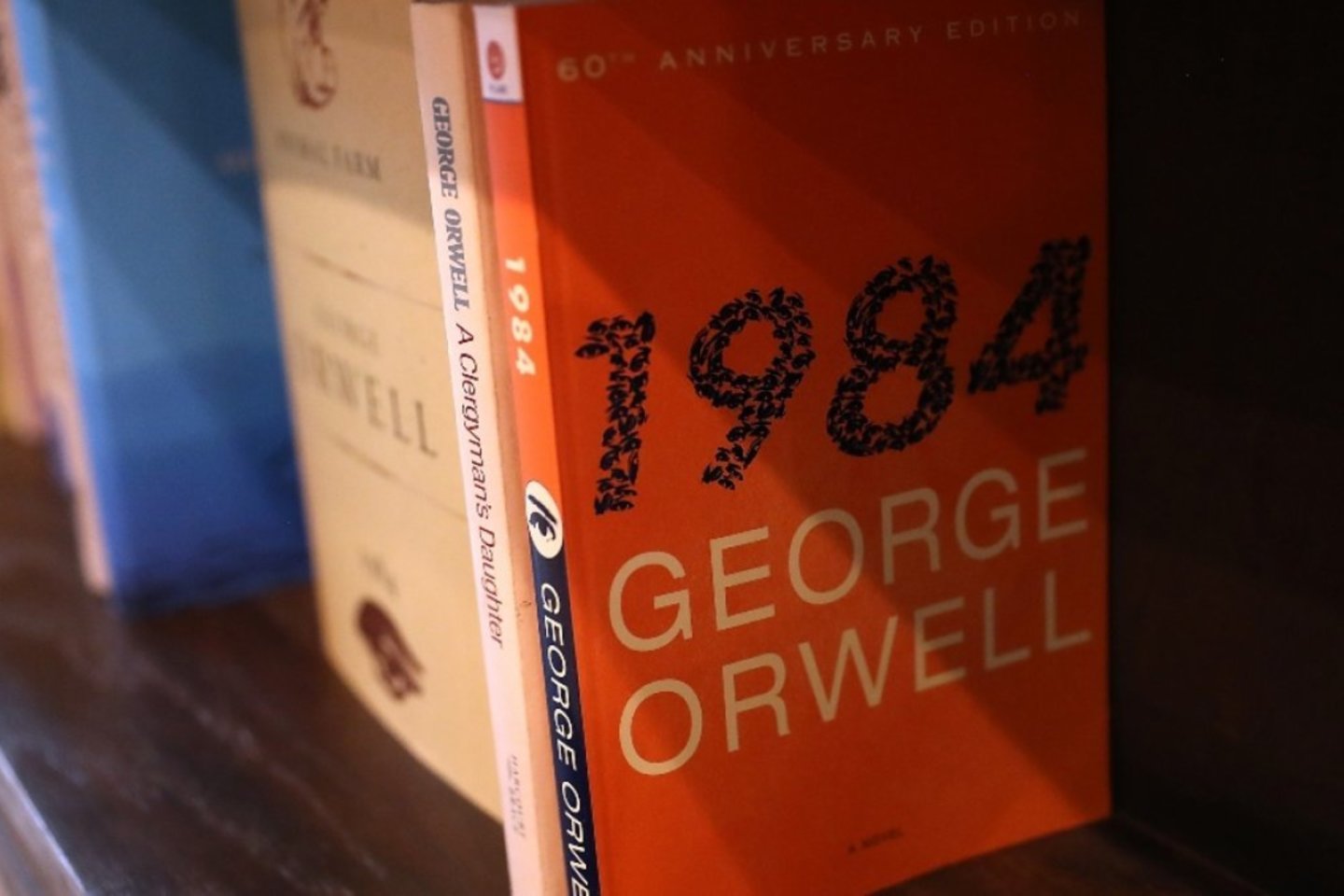 Baltarusijoje uždraustas G. Orwello romano „1984-ieji“ pardavimas.<br>„Twitter“ nuotr.