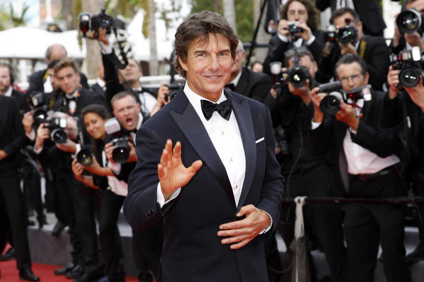 ​Holivudo aktoriui Tomui Cruise'ui – ypatingas įvertinimas Kanuose.<br>Scanpix/IM nuotr.