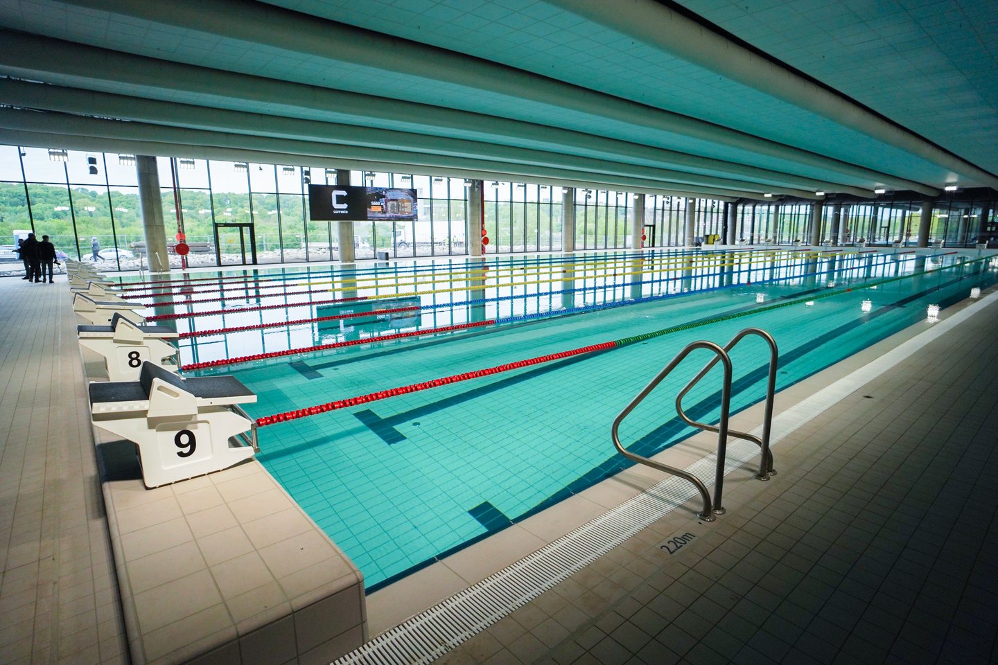 50 metrų ilgio baseinas suteiks Kaunui galimybę rengti pačias svarbiausias pasaulio vandens sporto varžybas. <br> G.Bitvinsko nuotr.