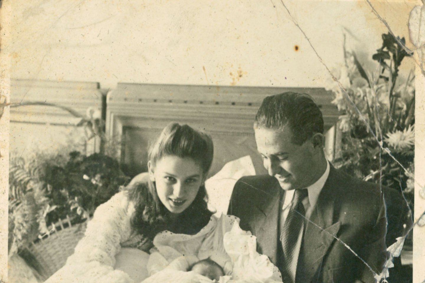 Edith ir Bela su jųdviejų dukra Marriane 1947 metais.