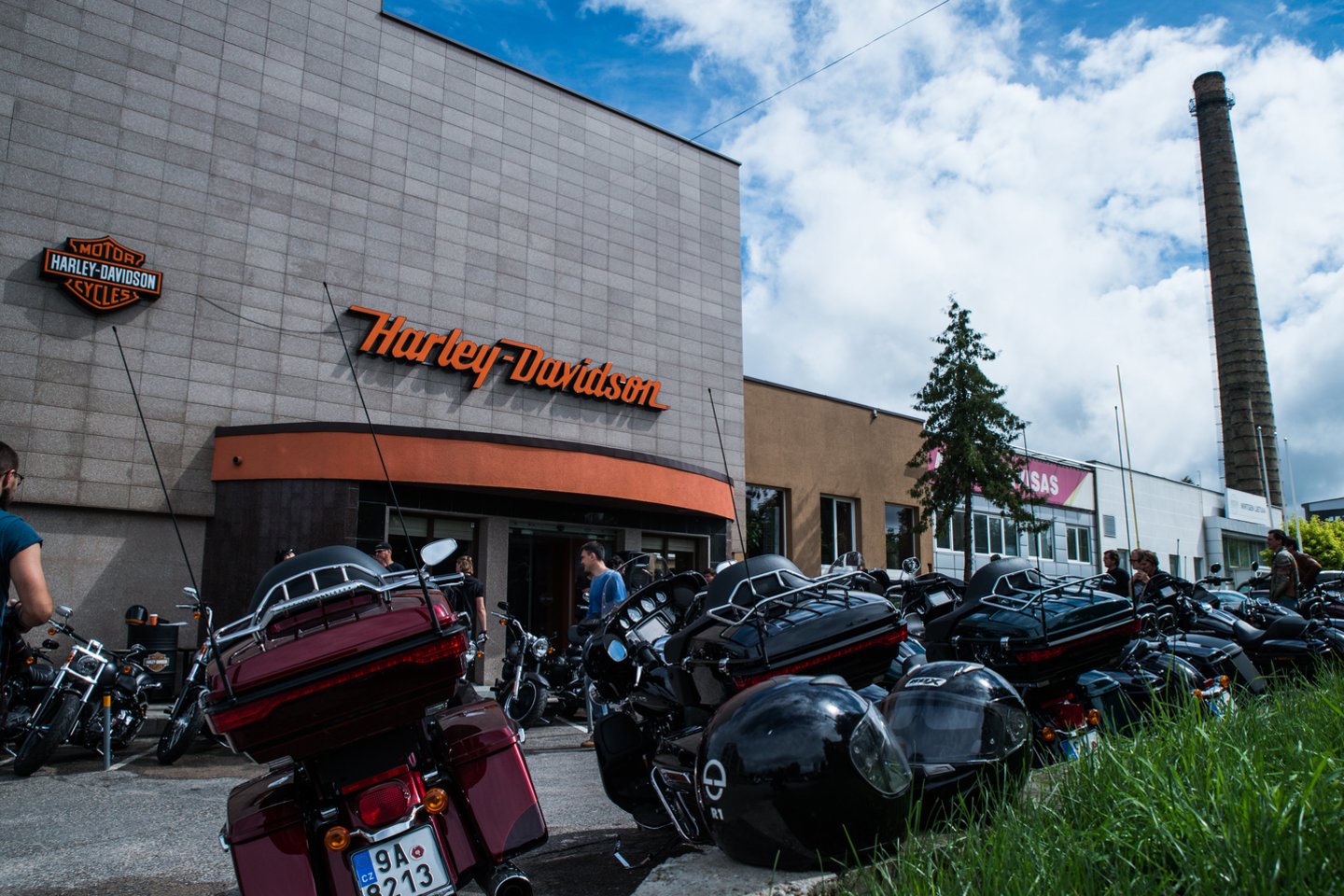 Motociklų gamintoja „Harley-Davidson“ paskelbė dviem savaitėms sustabdžiusi didžiąją dalį motociklų gamybos ir išsiuntimo užsakovams operacijų dėl problemos tiekimo grandinėse.<br>V.Ščiavinsko nuotr.