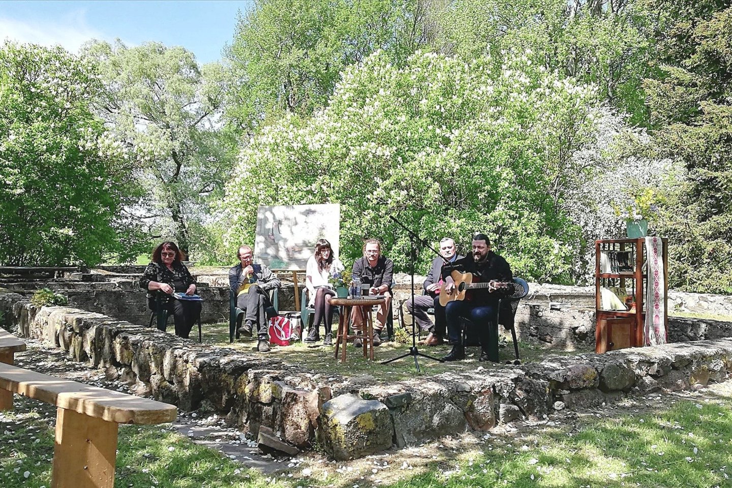  Vilkaviškyje viešėjo 58-ojo festivalio „Poezijos pavasaris“ dalyviai.<br>G.Šiupario nuotr.